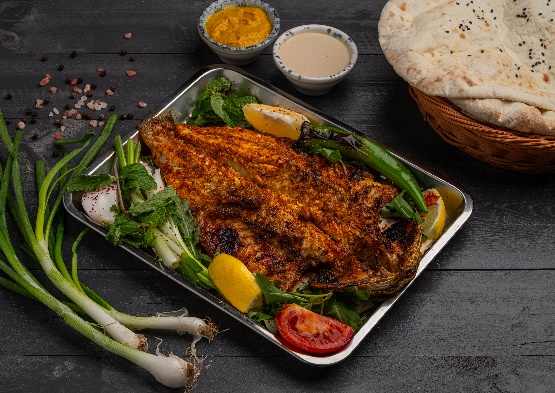 سيمك السيباس المشوي